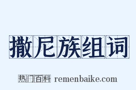 撒尼族组词是什么意思的图片